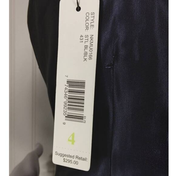 Laundry By Design Metallic Bubble Hem dress size 4 NWT - Picture 11 of 12